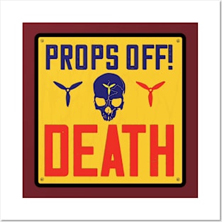 Props Off! Death - English Posters and Art